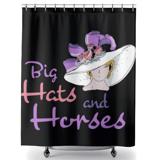 Big And Horses Derby Day Kentucky 2022-2023 Derby Shower Curtains