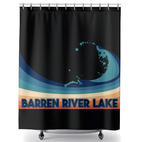 Barren River Lake Kentucky Boating Sailing Fishing Shower Curtains