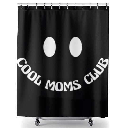 Moms Club Mothers Day Novelty Shower Curtains