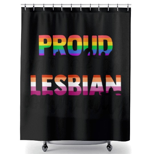 Proud Part of the Lesbian Community Shower Curtains