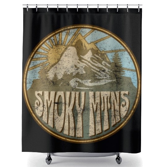 Great Smoky Moains Nature Moains Hiking Shower Curtains