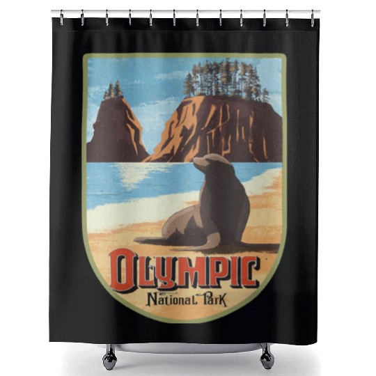 olympic national park Shower Curtains