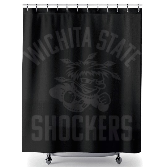 Wichita State Shockers Large One Color Shower Curtains