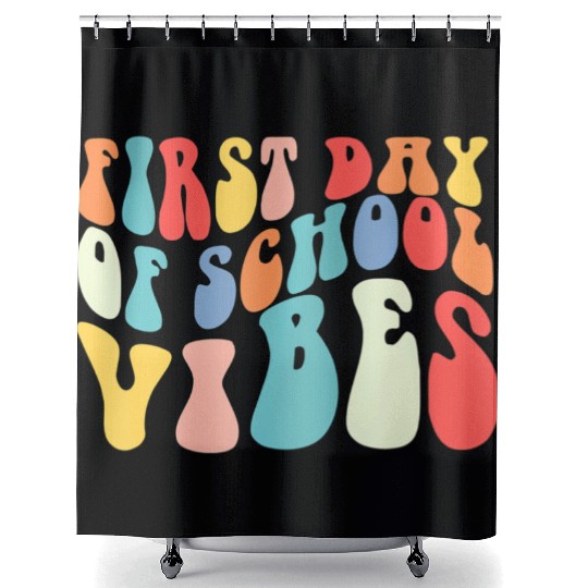 Back to School Teachers Student First Day of Shower Curtains