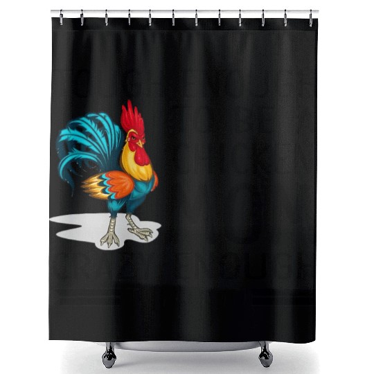 Tough Enough To Be Chicken Mom Country Farm Shower Curtains