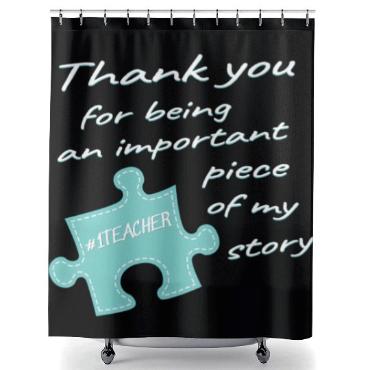 Teacher Appreciation Number One Teacher End Of Sch Shower Curtains