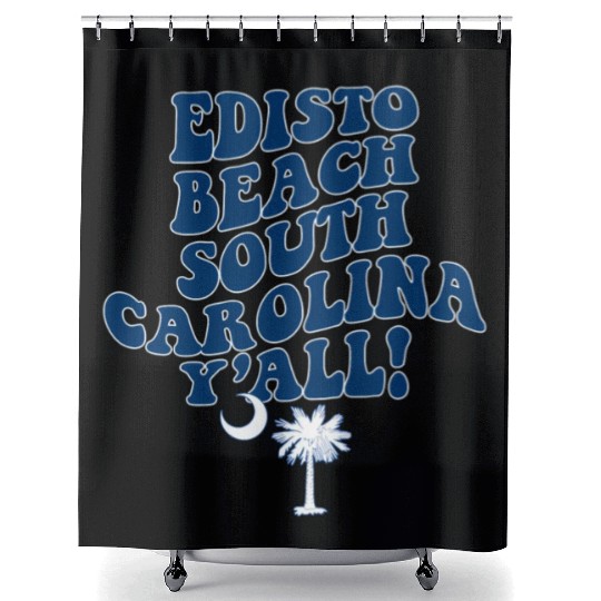 Edisto Beach South Carolina Y'All Sc Southern Shower Curtains