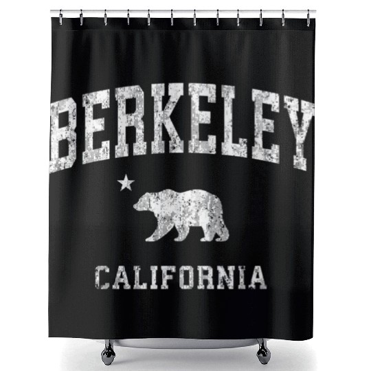 Berkeley California Ca Distressed Sports Shower Curtains