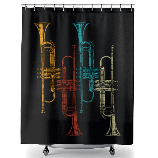 Trumpet Shower Curtains