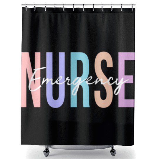 Er Nurse Emergency Room Nurse Registered Nurse Shower Curtains