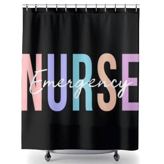Er Nurse Emergency Room Nurse Registered Nurse Shower Curtains