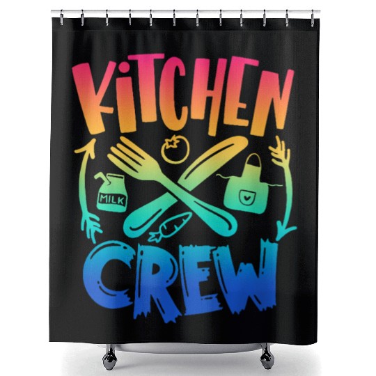 Kitchen Crew Back To School Team Field Day 2022 Shower Curtains