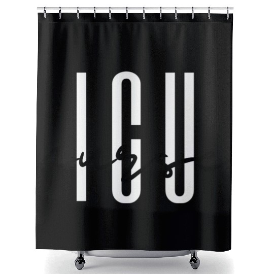 Icu Nurse Intensive Care Unit Registered Nurse Shower Curtains