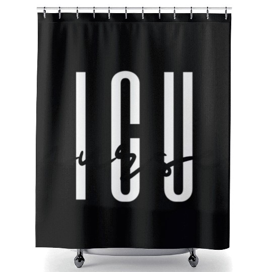 Icu Nurse Intensive Care Unit Registered Nurse Shower Curtains