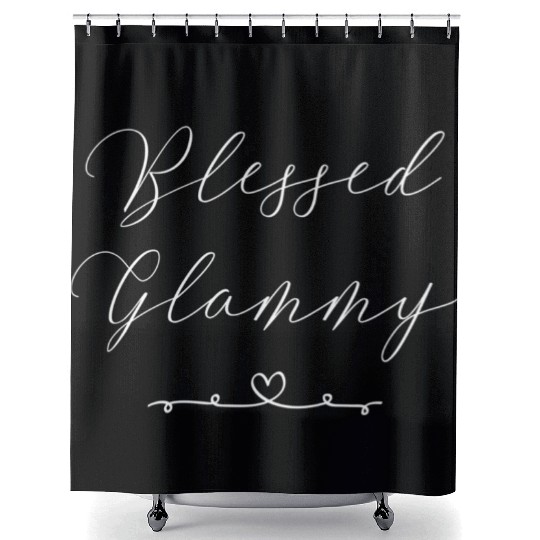Blessed Glammy Shower Curtains