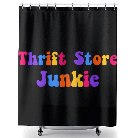Thrift Store Junkie ice cream Shower Curtains