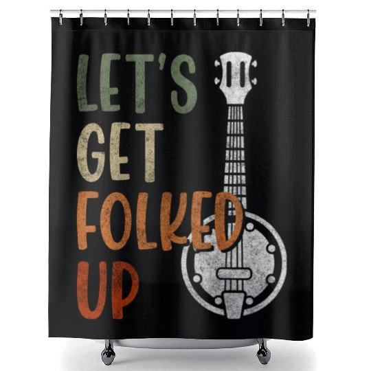 Tradition Orchestra Dancing Shower Curtains