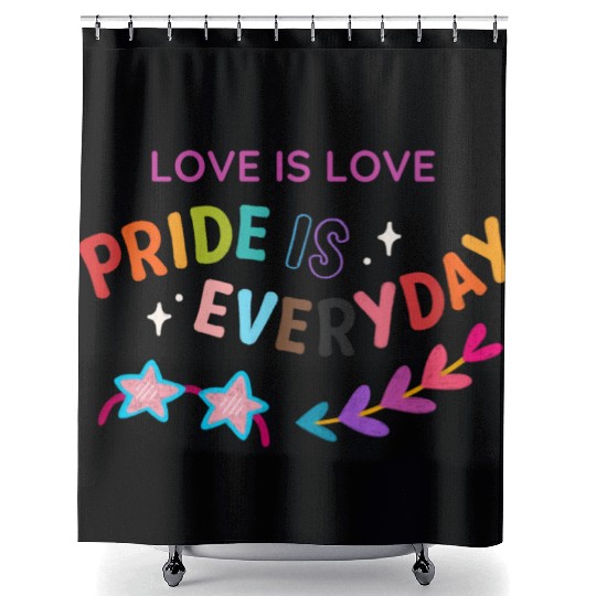 LGBT Pride Gay and Lesbian Mardi Gras Shower Curtains