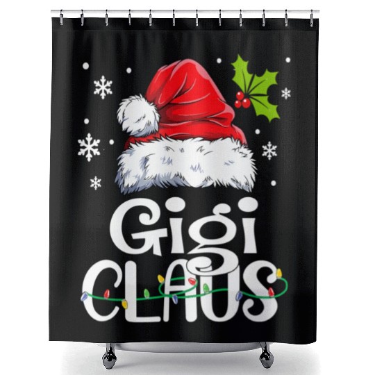 Gigi Claus Family Pj Shower Curtains