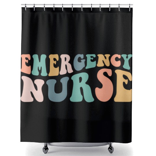 Groovy Er Nurse Emergency Room Nurse School Wo Shower Curtains