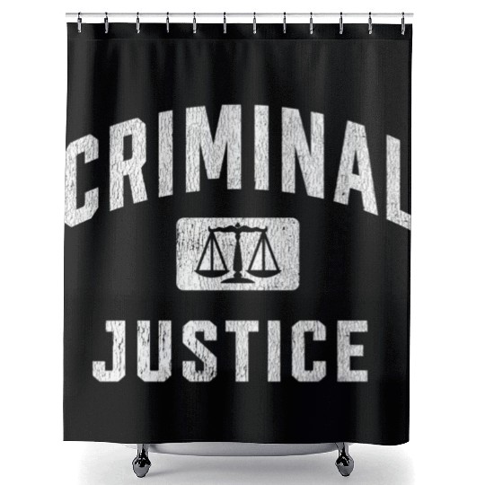 Future Criminal Justice Major Graduate Graduation Shower Curtains