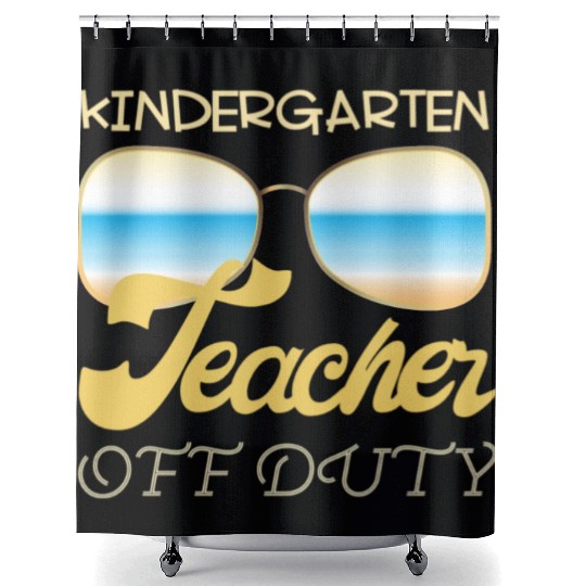 Kindergarten teacher off duty Shower Curtains