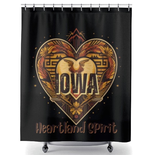 IOWA Heartland Spirit Shower Curtains