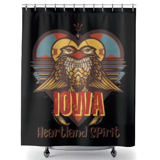 IOWA Heartland Spirit Shower Curtains
