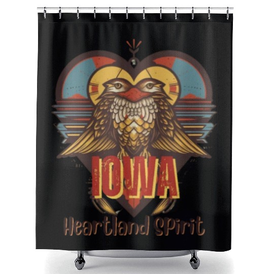 IOWA Heartland Spirit Shower Curtains