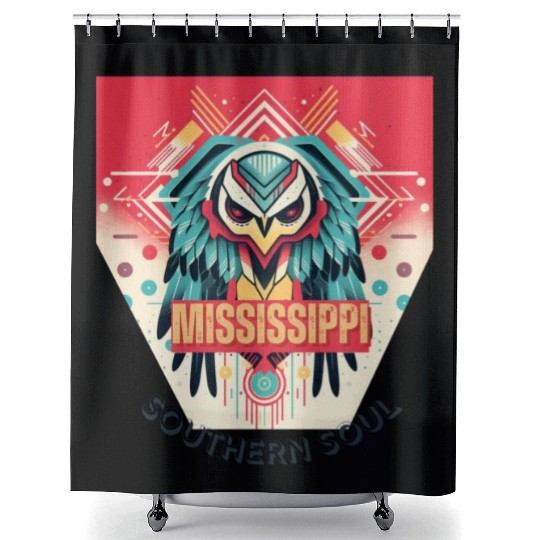 Mississippi vibes Shower Curtains