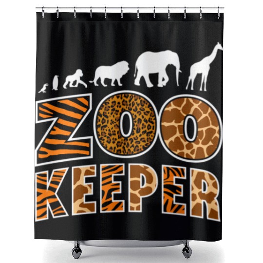 Zoo Keeper Zookeeper Shower Curtains