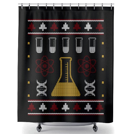 Chemistry Laboratory Science Ugly Shower Curtains