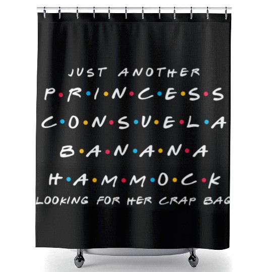 Just Another Princess Consuela Banana Hammock Shower Curtains