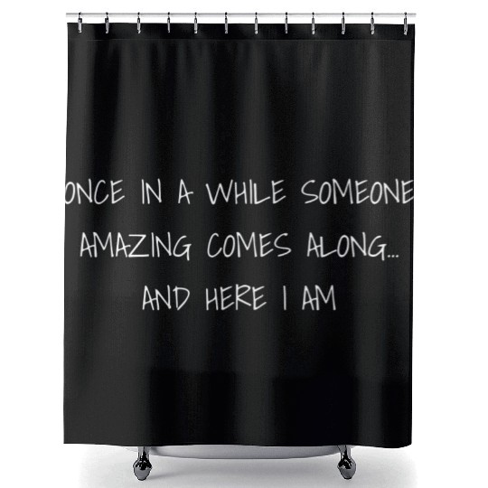Great Novelty Sarcastic Funny DARK Shower Curtains