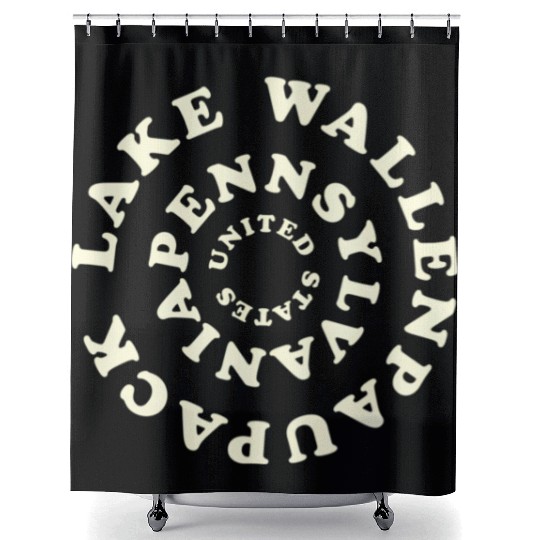 Lake Wallenpaupack Pennsylvania Trees Shower Curtains