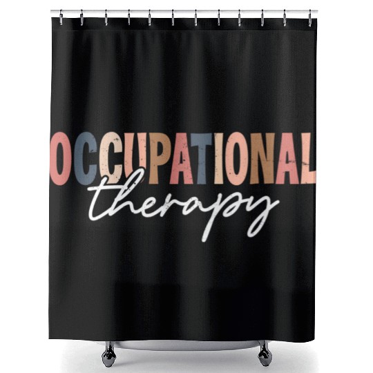 Vintage Ot Occupational Therapy Therapist Ot Month Shower Curtains