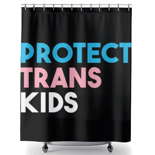 Protect Trans Transgender Pride Shower Curtains