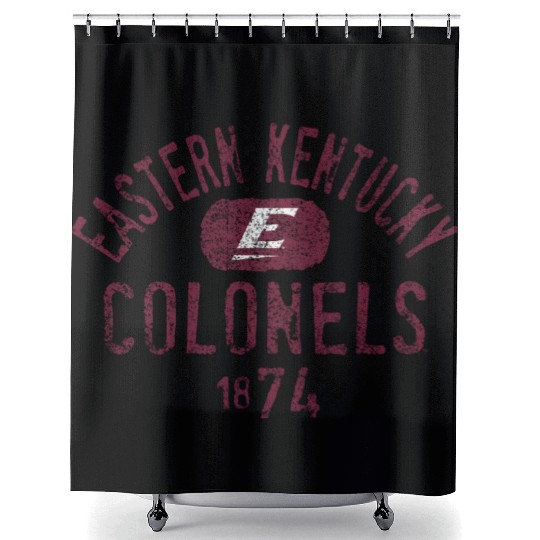 Eastern Kentucky Colonels 1874 Vintage Shower Curtains