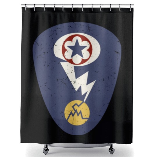 Manhattan Project Insignia Los Alamos, Nuclear WW2 Shower Curtains
