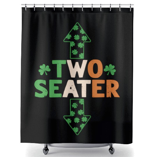 St Patric Day Two Seater St Patric Day Shower Curtains