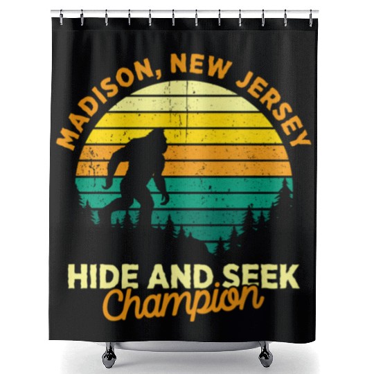 Madison New Jersey Big Foot Shower Curtains