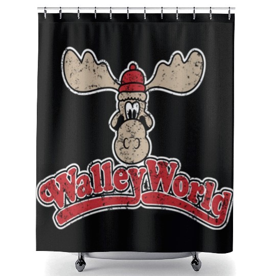 80s Movies T ShirtWalley World Shower Curtains by SuperEdu