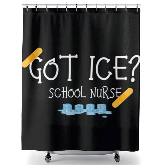 Got Ice School Nurse Shower Curtains