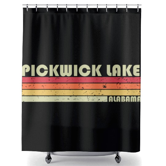 Pickwick Lake Albm Fishing Camping Summer Shower Curtains