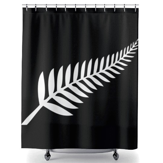 New Zealand Silver Fern Kiwi Pride Shower Curtains