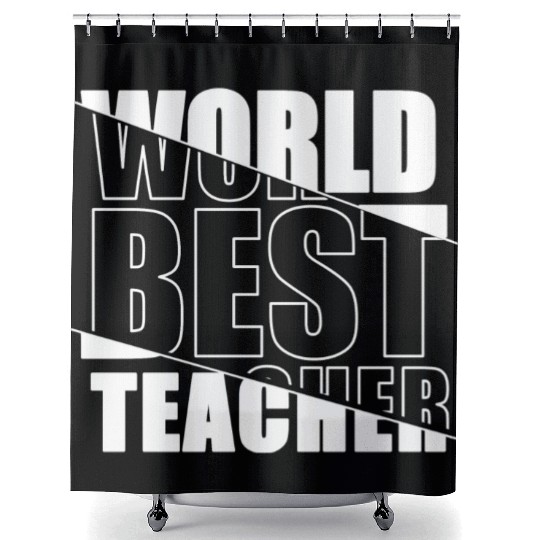 World Best Teacher Shower Curtains