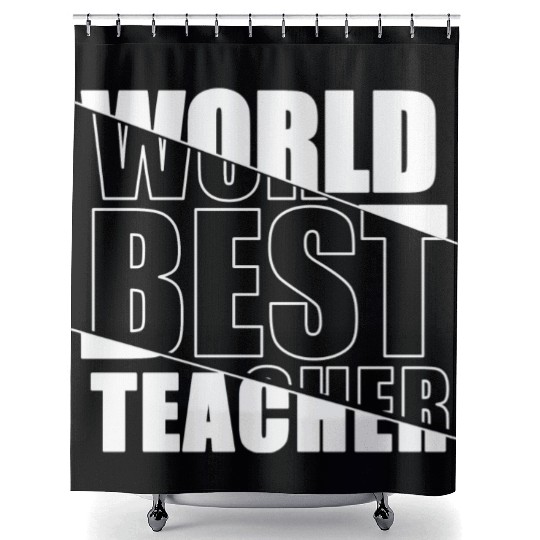 World Best Teacher Shower Curtains