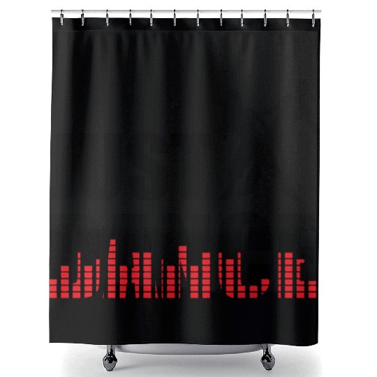 just dance Shower Curtains
