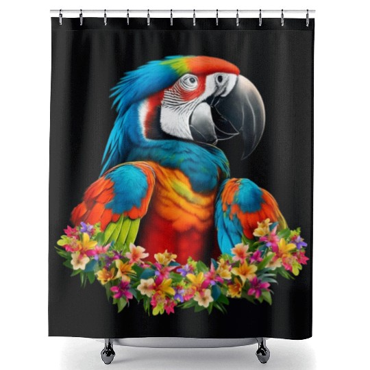 Beautiful Nature - Macaw 01 Shower Curtains
