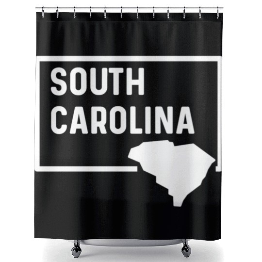 South Carolina Charleston Columbia Mo Pleasant Shower Curtains